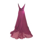 New Topshop Women Burgundy Maxi Dress Gown Size 4 Formal Wedding Prom