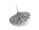 Broad Flower Filigree Art Jewish Yemenite Sterling Silver Dreidel Hanukkah Gift