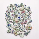 Broken Tiles 1lb About 73pcs Ceramic China Glazed Irregular Mosaic Tiles Type A