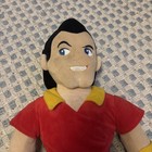 Disney Store Beauty And The Beast 22  Gaston Plush Stuffed Animal Doll