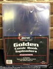 10 Bcw Golden Age Comic Book 38-55 Topload 8x11x5mm Plastic Rigid Protector Case