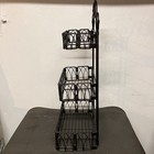 Foldable Wire Rack      Wall Shelf Organizer    space-saving Metal Storage