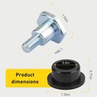 Handle Bushing W bolt Kit Compatible With Wacker Neuson Wp1540 Wp1550 New Style 