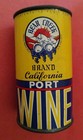 Bear Creek Brand California Port Wine Flat Top Can Paper Lbl Lodi C1940 Beer Top