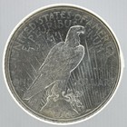 1922 Liberty Peace Silver One  1 Dollar Coin - No Mint Mark  p Mint  90  Silver