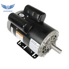 5 Hp Air Compressor Duty Electric Motor     230v  3450 Rpm  56 Frame  Ccw Rotation