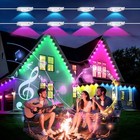 300ft Permanent Outdoor Lights  Ip67  Smart Rgb ic Eaves Led Lights With App