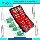 54 Pcs Minor Surgery Dissection Dissecting Student Kit Surgical Instruments