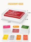 15 Colors Craft Ink Pads  Washable Finger Ink Pads For Stamps For Kids Diy  P