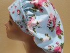 Rose Bouquet Women s Bouffant Surgical Scrub Hat cap Handmade
