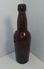 Gutsch Brewing Co  Amber Glass Beer Bottle Sheboygan Pre Prohibition Antique 