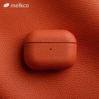 Melkco Genuine Leather Case For Appleairpods 4 Pro 3 2 Cover Litchi Armor Cover
