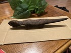 Vintage Australian Goanna Lizard Burnt Wire Wood 11 Inch Tribal Hand Carved
