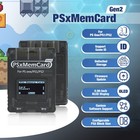 Psxmemcard Gen2 Gen 2 Memory Card For Ps1 Ps2 Os One Console With 8gb Microsd