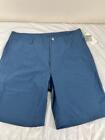 Adidas Golf Men s Textured Shorts Crew Navy Sz 32 Nwt
