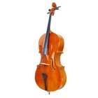 New 4 4 Full Size Professional Sound Natural Color Cello  bag bow rosin bridge