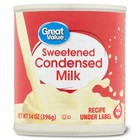 6 Pack  Great Value Sweetened Condensed Milk  14 Oz   