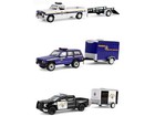 2023 Greenlight Hot Pursuit Hitch   Tow Series 1 Set Of 3 Diecast Model Cars    