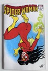 Spider-woman  1 Original Sketch Cover Art     Colored Pencil   Posca     Signed
