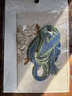 Vtg American Wildflower Quick n Easy Stitchery Crewel Baby Blue Eyes Nip Kit