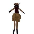 Woof   Poof Musical Reindeer Plush With Tag 2011 Gold Bow Tag
