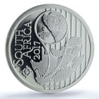 South Africa 10 Rand Blue Crane Km-631 Fauna Bird Pr 69 Pcgs Silver Coin 2017
