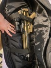 Airsoft Electric Scar Rifle And Uzi  With Gear And Gas Blowback Pistol