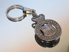 Vintage Durham County Police Genuine Cap Badge Keyring  With Gift Pouch   Box 