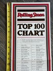 Neil Young Vintage Poster Rolling Stone Top 100 Feb 1979 Promo Classic Rock Pop