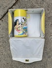 1977 Yellow Wonder Woman Vinyl Lunch Box   Thermos By Aladdin 
