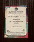 2024-25 Topps Finest Ucc Gold Ousmane Dembele 18 50 Autograph Auto