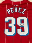Eury Perez Miami Marlins Signed Game Used Nike Mlb Jersey Size  48 Year  2024
