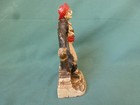 Antique Cast Iron Pirate Door Stop Original Paint