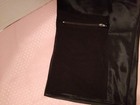 Rare Farr West Satin Lounge Pants Shiny Liquid Black M