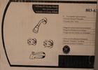 Price Pfister 803-638 - Two Handle Tub   Shower Trim Set With Rough Valve Chrome