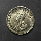 1920          Canada 5 Cents Silver Coin  George V