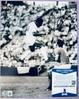 Pel   Signed  bas  8x10 Action Photo Autographed Beckett Certification     Pele