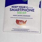 B Tracfone Kyop Keep Your Own Phone Sim Card 3 1 Kit Cdma Cell Phone
