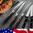 6 Piece Stainless Steel Steak Knife Sharp Professional Kitchen Chef Knives Set