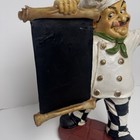 Chef Statue With Chalkboard Sign Kitchen Restaurant Decor