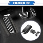 3 Pcs Car Gas Accelerator Brake Foot Rest Pedal Cover Pad For Land Rover Range