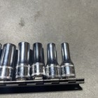Snap-on Tmms 1 4    Drive Metric Shallow Socket Set 5mm   15mm Usa 12pc