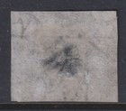 Western Australia - 1854 1 Penny Black Swan  Sg 1 Used Cv   325  f1802 