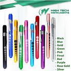 Set Of 10 Color Aluminum Medical Diagnostic Penlight Pocket Led With Pupil Gauge