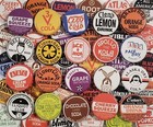 100 Beer Bottle Caps     actually Soda    Crimped used  Zero Defects