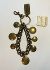 Nwt s Coach Snaphead   Coins Brass  Bag Charm   Keychain   Key Ring