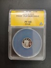 2001-w 1 10 Oz Platinum Eagle Proof  10  -  Anacs  4339961 - Pr 69 Dcam