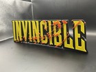 Invincible Logo Sign Display   3d Wall Desk Shelf Art