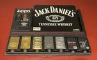 Rare Collection Of 8 Jack Daniel s Zippo Lighters Vintage 1997 Mint Old No  7