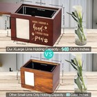 Pet Memorial Urns For Dog Or Cat Ashes  Large Wooden Funeral Cremation Urns W   